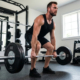 Olympic Bumper Plates using by men at home
